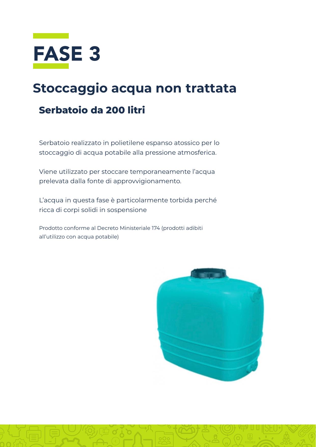 Serbatoio tampone 200L